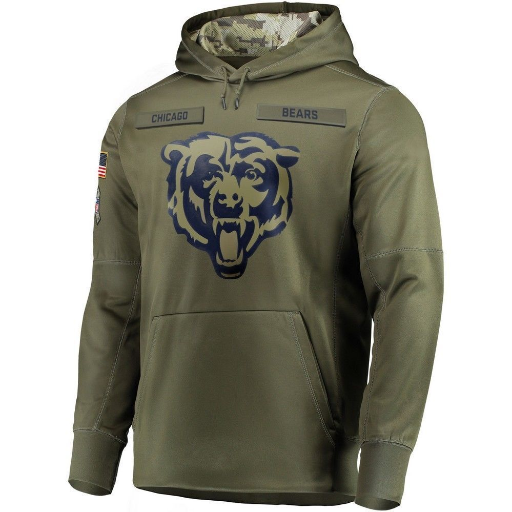 Men Chicago Bears Green 2024 Nike NFL hoodie
